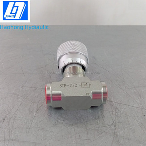 Haohong katup kontrol aliran hidrolik, STB-G1/2 G1/2 tekanan 35Mpa tingkat aliran 50l/menit garansi 1 tahun - Product Image 3