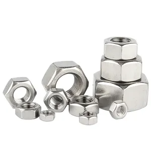 China Fastener Manufacturer 304 Stainless steel DIN934 hexagon nuts Steel Galvanized hex nut