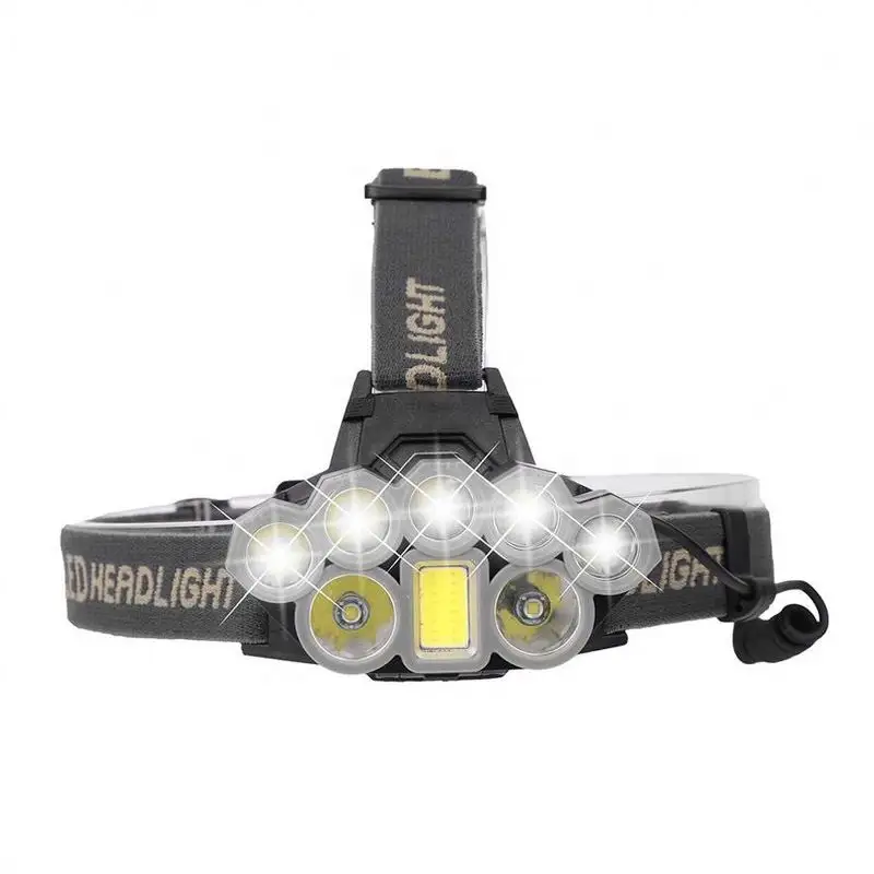 Most Powerful Led Headlamp Head Lamp Usb Rechargeable Headlight Waterproof Zooma Fishing Light Use Headlight