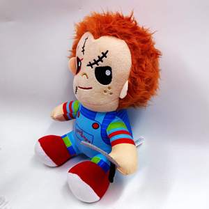 Peluche d'Halloween, poupée <span class=keywords><strong>clown</strong></span> fantôme, style Chucky, animal en peluche doux pour enfants, cadeau, décoration <span class=keywords><strong>de</strong></span> fête, accessoires <span class=keywords><strong>de</strong></span> maison - Product Image 6