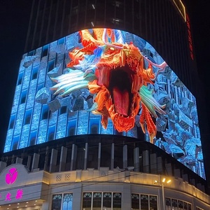 3D etkisi dış mekan reklam Billboard LED duvar tipi Video ekranı IP65 dev büyük ekran paneli OEM tedarikçisi animasyon SDK fonksiyonu - Product Image 1