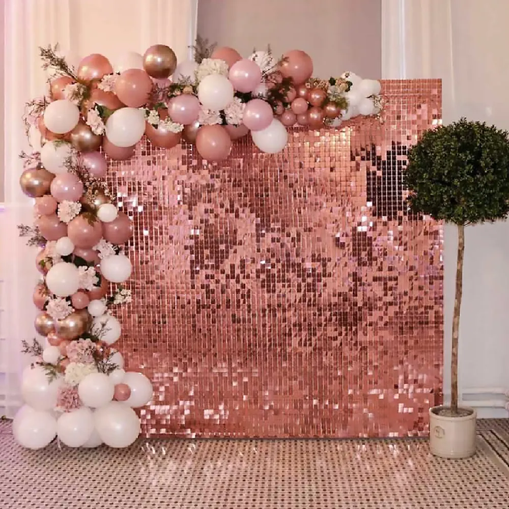 shimmer wall Wedding Stage Decorations Backdrop Shimmer Sequin Wall Panel shimmer wall panel Party wedding background decoration