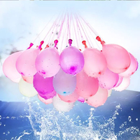 111 ballons d'eau à remplissage rapide, ballons de plage pour sports aquatiques, ballons d'eau gonflables en latex bleu de 3 pouces pour l'été