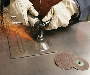 3M untuk TR 361F piringan perubahan cepat aluminium oksida kering/basah 75mm poles baja tahan karat OEM alat sudut kanan abrasif - Product Image 5