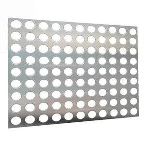 Tôle perforée en aluminium/acier inoxydable pour revêtement de façade avec services de découpe et de poinçonnage sur mesure - Product Image 1