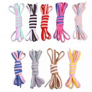 Lacets plats en polyester certifiés Oeko-Tex, écologiques, motif drapeaux Pride, largeur 10 mm, longueurs 8 mm, 100 cm/120 cm/150 cm – Meilleures ventes - Product Image 2