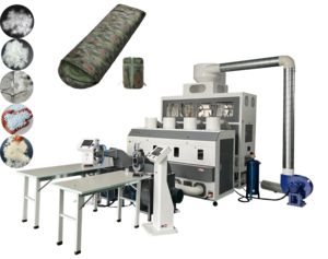 Machine de remplissage de coussins et de sacs de couchage en vente directe d'usine, peut être utilisée par une seule <span class=keywords><strong>personne</strong></span> et remplit 10 à 14 coussins par minute - Product Image 1