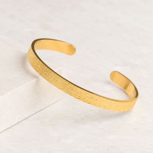 Brazalete de Moda Estilo Árabe, Tallado en Acero Inoxidable, Plateado/Dorado, Joyería Moderna para Fiestas, Gran Venta - Product Image 2