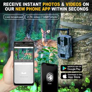 Caméra de <span class=keywords><strong>chasse</strong></span> sans fil avec <span class=keywords><strong>carte</strong></span> <span class=keywords><strong>SIM</strong></span> étanche IP66, thermique, 4G, Wifi, pour la <span class=keywords><strong>chasse</strong></span>, la surveillance de sentiers - Product Image 4
