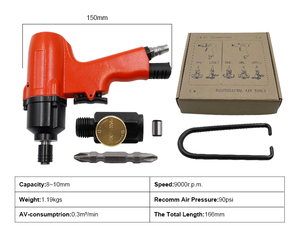 Destornillador Neumático de Alto Torque con Empuñadura de <span class=keywords><strong>Pistola</strong></span> para Línea de Ensamblaje Industrial, Herramienta para Apretar Tornillos, Destornillador de Impacto Neumático - Product Image 2