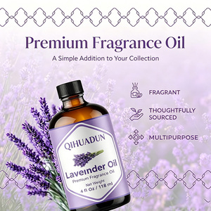 Huile parfumée à la lavande 118 ml (4 fl oz) pour diffuseur, soins de la peau et des cheveux, idéale pour les massages et les mélanges DIY, avec compte-gouttes - Product Image 3
