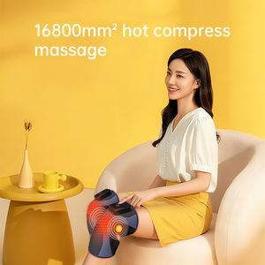 Masseur chauffant pour les genoux à lumière rouge, très vendu, avec vibration, soulagement du stress, batterie intégrée, contrôle de la durée - Product Image 5