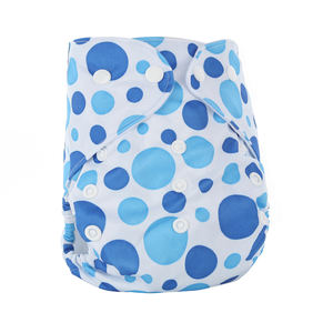Popok Bayi Baru Lahir Saku Dapat Dicuci Ukuran Dapat Dipakai Ulang Popok Kain Satu Kancing Cetak - Product Image 3
