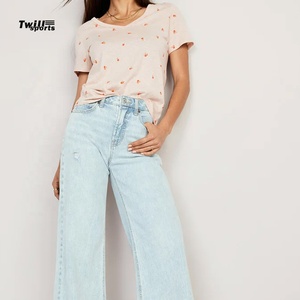 Camisetas de Verano al por Mayor Personalizadas OEM de Alta Calidad con Cuello en V, Casuales, Transpirables y de Secado Rápido para Mujer 2026 - Product Image 4