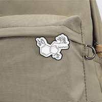 Ensemble d'épingles en émail souple motif molécule florale, broche en alliage de zinc pour sac à dos, veste, chapeau, revers, décoration, objet de collection
