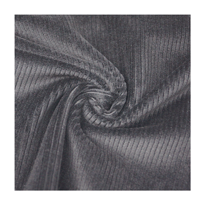 Thiết Kế Mới Siêu Mềm Poly Spandex 2*2 Sọc Vải Sản Xuất Đồ Chơi Mềm Vải Bán Buôn Vải Cho Hàng May Mặc - Product Image 1