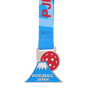 Medallas Deportivas Personalizables de Aleación de Zinc con Cintas de Premio para Pickleball, Bádminton, Boxeo, Levantamiento de Pesas, Karate - para Trofeos - Product Image 3