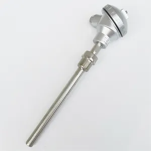 Industry Temperature Measurement 1200 Degree Insulation Waterproof Stainless Steel Pt100 K Type Thermocouple.