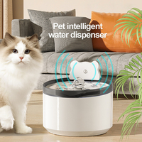 Distributeur d'eau pour animaux de compagnie en gros Advanced Smart Keep Water Fresh Céramique Bols de fontaine d'eau pour chat de grande capacité