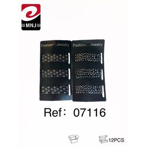 Fashion Jewelry Hair Clips 12Pcs Ref 07116 Decorative Metal Findings For DIY Accessories - Product Image 3