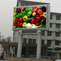 Layar peraga led P10 tahan air Iklan Super HD Shenzhen iklan luar ruangan