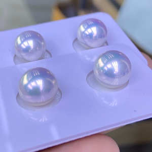 Hạt ngọc trai nước ngọt tự nhiên tròn, chất lượng cao, kích thước lớn 10-11mm, số lượng lớn, dùng làm đồ trang sức tự chế, xuất xứ Từ Châu, Chiết Giang - Product Image 4