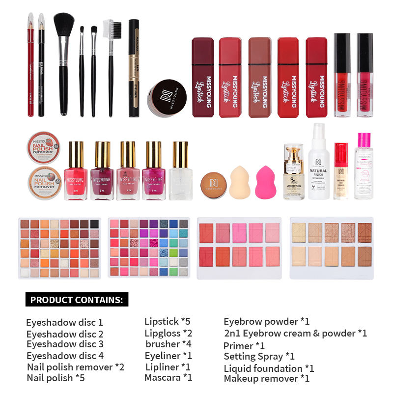 Miss Young Make up Kit - Professional Sets for Women