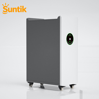 Batterie lithium 200Ah 15kW empilable pour stockage d'énergie domestique hybride, utilisée dans les systèmes solaires, technologie LiFePO4 51.2V
