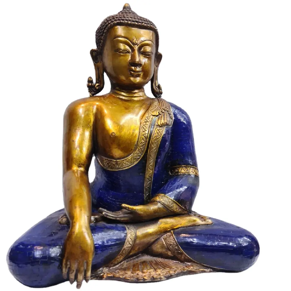 Venda quente bronze idol antigo buda tibetano, estátua espiritual de decoração de casa, de bronze, buda