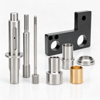 Pièces métalliques en aluminium usinées CNC de précision industrielle sur mesure, pièces en acier inoxydable usinées CNC 5 axes