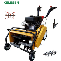 Machine de désherbage agricole autotractée, moteur diesel/essence, pour l'élimination des racines d'herbe et des mauvaises herbes, cultivateur pour fermes