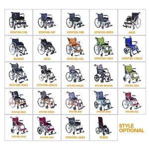 Venta caliente uso médico estilo europeo silla de ruedas Manual plegable silla de ruedas duradera coche para la venta - Product Image 3