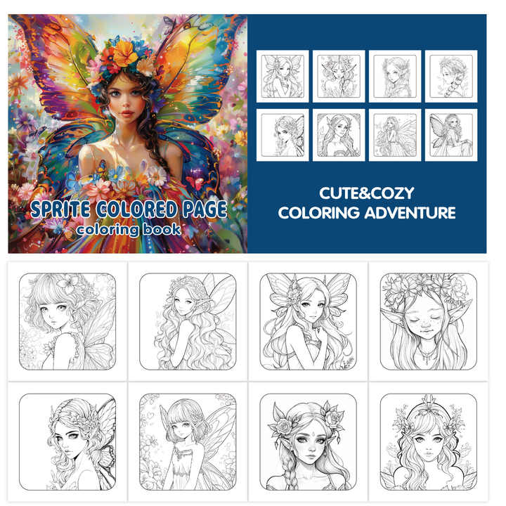 Wholesale Custom Coloring Book for Kids Children Cute and Cozy 24-Page Bold & Easy Design Adult Coloring Book for Relaxation