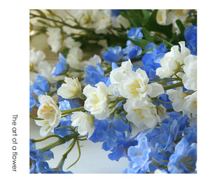 BF-AF153 Fiori Artificiali in Seta Fatti a Mano, Viola Raffinato di Alta Qualità, Accessori per Fotografia, Ornamenti per Sfondi Fotografici, Soggiorno - Product Image 2