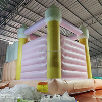 Château plein d'entrain gonflable d'usine de maison de rebond de château de saut de carrousel commercial de PVC avec le fournisseur de trampoline de piscine pour des enfants