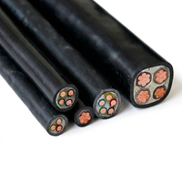 Câble d'alimentation souterrain basse tension à conducteur solide en cuivre 3 conducteurs 95 mm, isolation PVC, modèle YJV