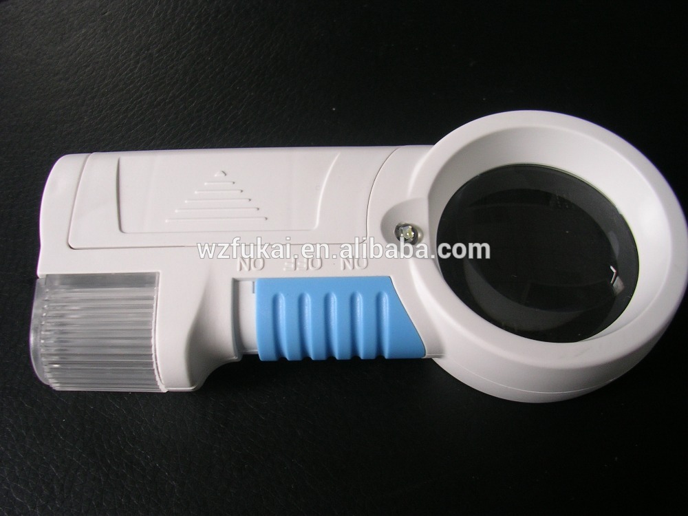 TH-7010 8X акриловый светодиодный Многофункциональный фонарик для использования вне дома, увеличительное стекло