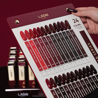 ZRKGEL Fournitures pour ongles LADAI – Kit de vernis gel UV 24 couleurs rouge automne de luxe, qualité salon, logo personnalisé, vente en gros OEM