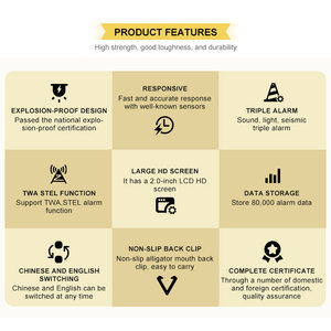 Su geçirmez LCD ekran ile H2S/SO2/<span class=keywords><strong>NOx</strong></span> izleme için endüstriyel sabit gaz analizörü - Product Image 5