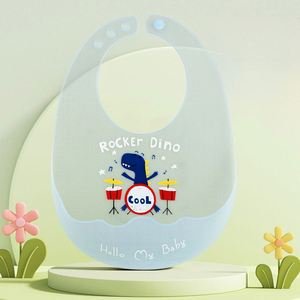 Bavoirs en silicone pour bébé sans BPA nouvellement conçus, les plus vendus, bavoirs en silicone pour animaux, bavoirs pour bébé - Product Image 3