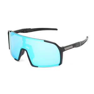 Lunettes de cyclisme avec monture Tr90, verres en polycarbonate, verres remplaçables, protection UV, sports de plein air, lunettes sphériques à monture intégrale pour hommes - Product Image 3