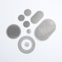 Filter Disc Kawat Baja Anti Karat Anyaman Khusus 15-100 Mikron Lubang Persegi untuk Penyaringan Cairan