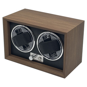 Caja enrolladora de reloj automática de madera con alimentación Usb, caja de reloj de lujo adecuada para relojes mecánicos, cajas de Motor giratorio silencioso - Product Image 6