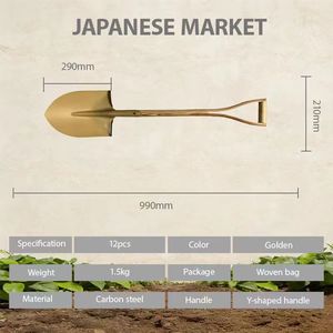 Haute Qualité Bêche à lame trempée à manche en bois pour le jardinage, le terrassement et l'agriculture, destinée aux marchés coréens - Product Image 6