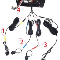 Accesorios para Auto NAVIRIDER H6, Cámara 360° 1080p 3D WDR, Sistema de Visión Envolvente, Grabador de Video de 4 Canales, WiFi Integrado