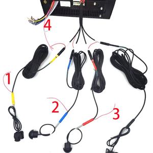 Accesorios para Automóviles, Cámara 360, 1080p, 3D, WDR, Sistema de Visión Envolvente, Grabador DVR de 4 Canales, Sistema de Vigilancia para Automóvil, Android Integrado 360 - Product Image 4