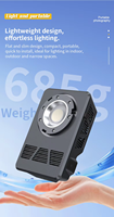 Haute puissance 100W 2500K-6500K RGB COB LED lumière de studio vidéo et de photographie avec construction en métal