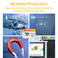 Carte mémoire originale en gros KODAK Flash TF Card A1 V30 U3 100 Mo/s Mini carte SD 32 Go 64 Go 128 Go 256 Go