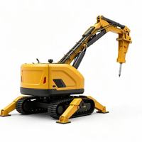 Robot de démolition télécommandé PCR540C, énergie d'impact 855J, portée de contrôle 300m, pour le sauvetage en cas de catastrophe et l'élimination des débris