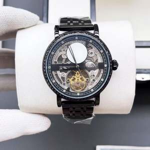 Montre pour homme haut de gamme, originale, de qualité supérieure, mouvement mécanique entièrement automatique, simple, en acier inoxydable, bracelet en alliage, Pateks - Product Image 2